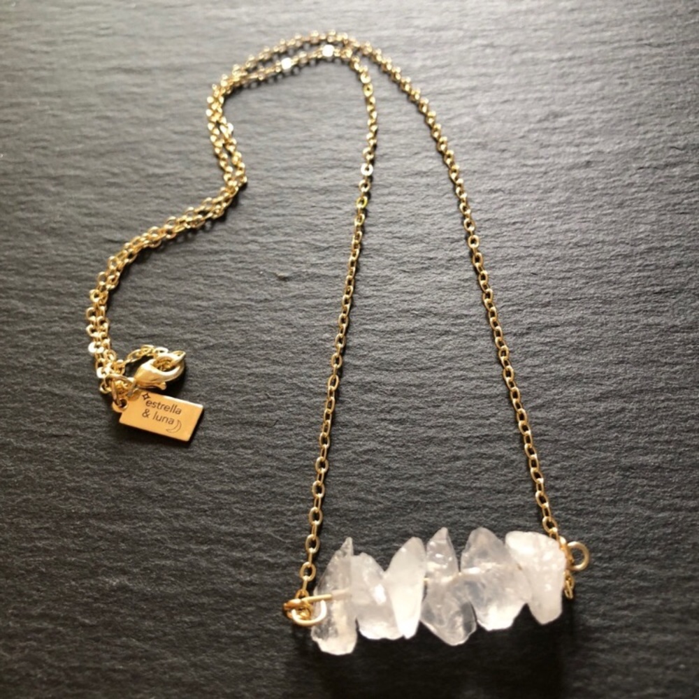 ❗️LAST❗️Raw Quartz Crystal Necklace - Picture 4 of 7